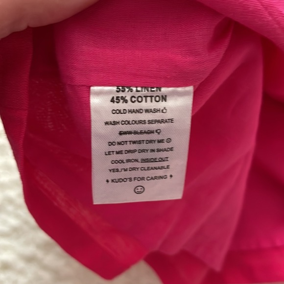 NWT Beginning Boutique Evylon Linen Mini Dress - Picture 9 of 12